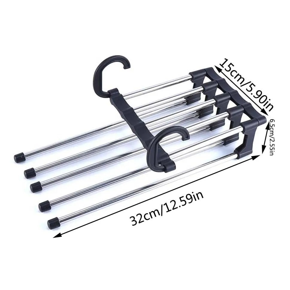 6-in-1 Multi-functional Retractable Pants Hanger