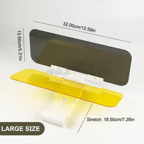 2-in-1 Day and Night Car Sun Visor Extender