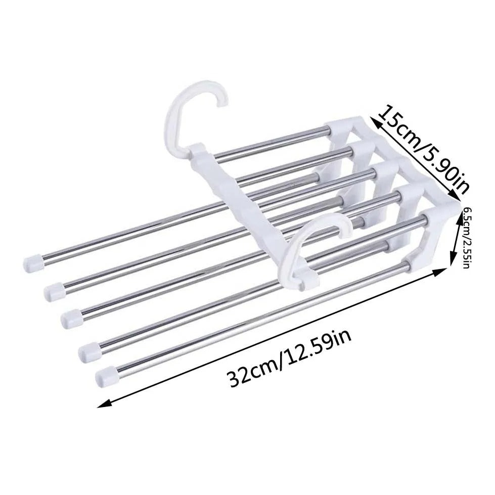 6-in-1 Multi-functional Retractable Pants Hanger