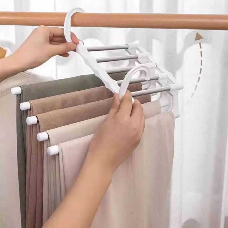 6-in-1 Multi-functional Retractable Pants Hanger