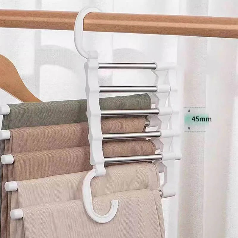 6-in-1 Multi-functional Retractable Pants Hanger