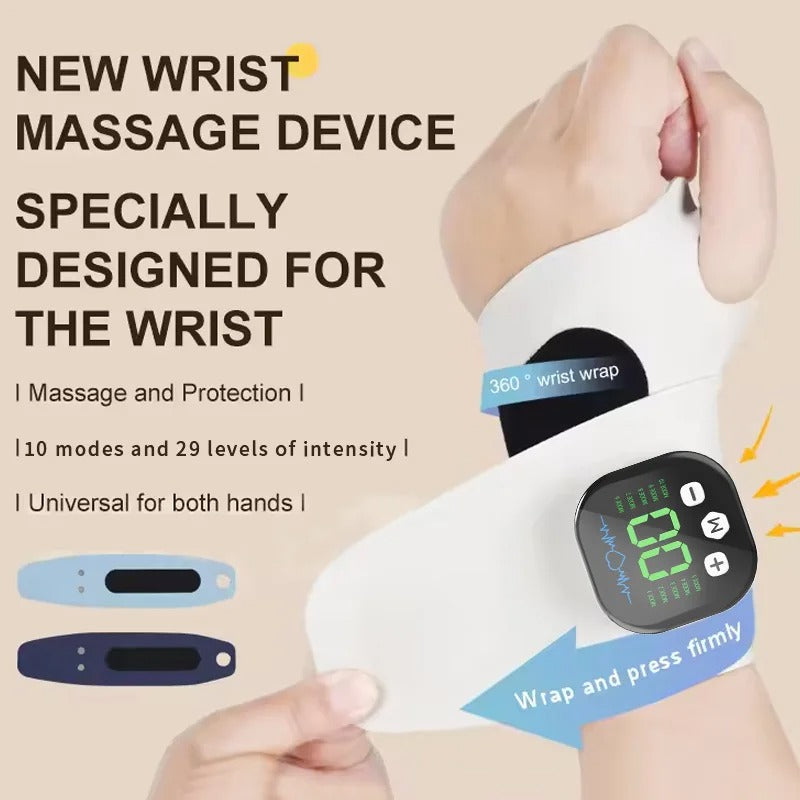 Cordless EMS Electric Wrist Massager and Support Wrap