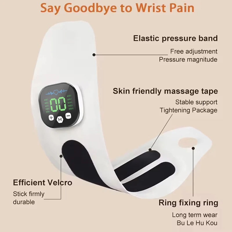 Cordless EMS Electric Wrist Massager and Support Wrap