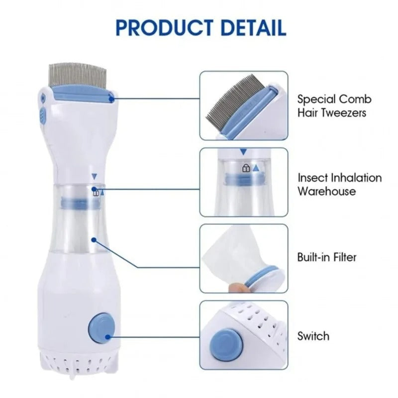 Electric Anti Lice Comb 3 in 1 Multifunctional