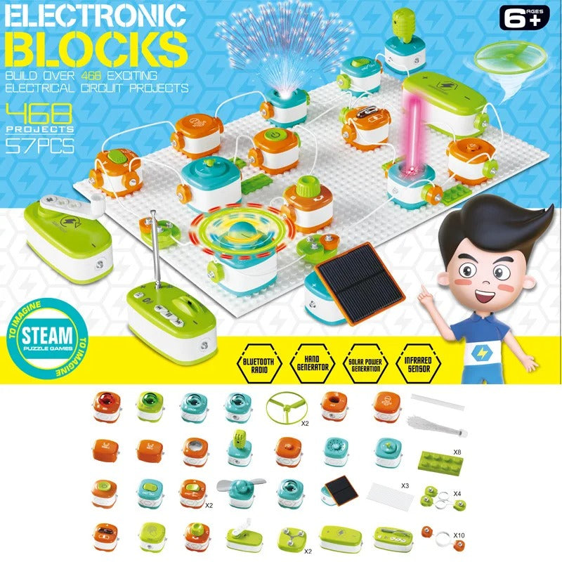 Kids Activity  Electronic Circuit Building Blocks Kit
