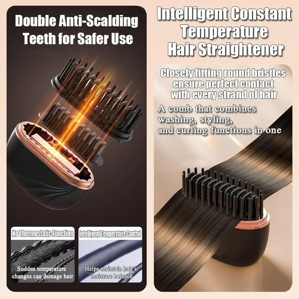 Pocket Hair Comb Straightner