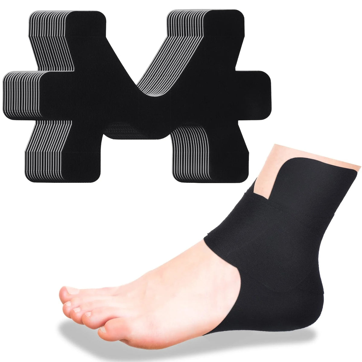 Pre-cut Ankle Support