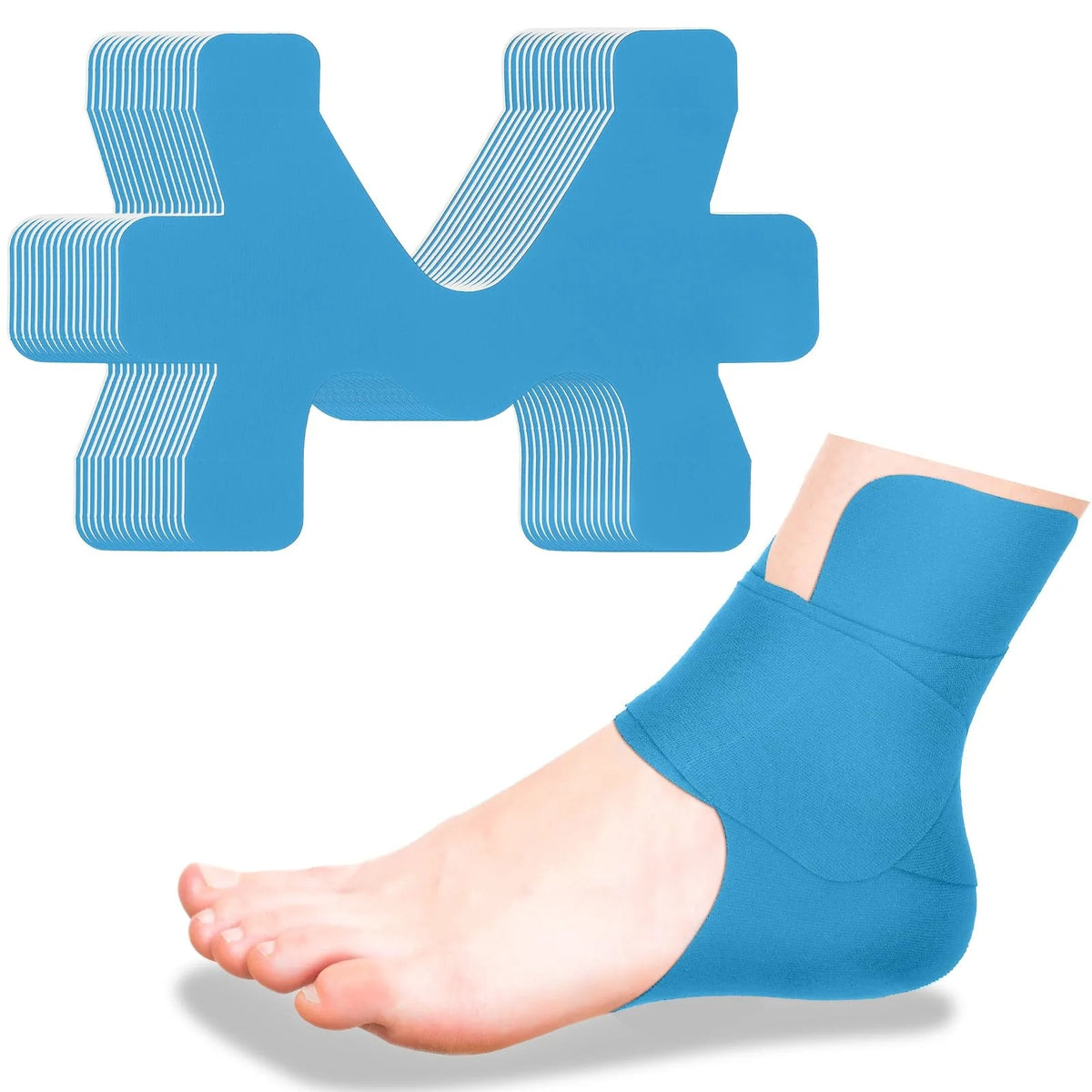 Pre-cut Ankle Support