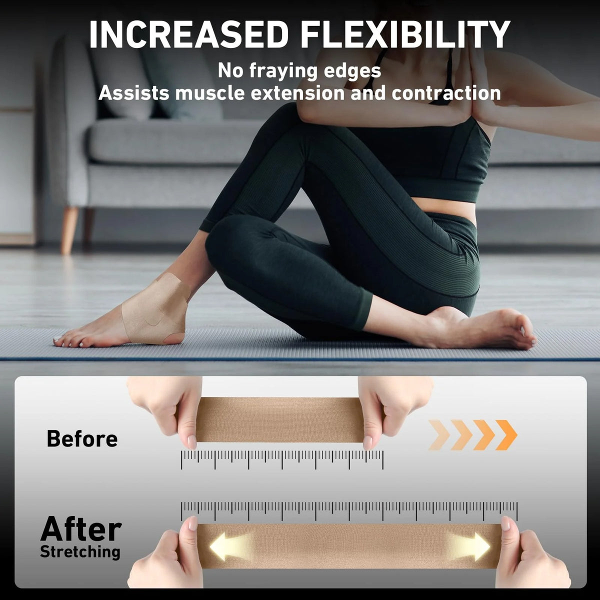 Pre-cut Ankle Support