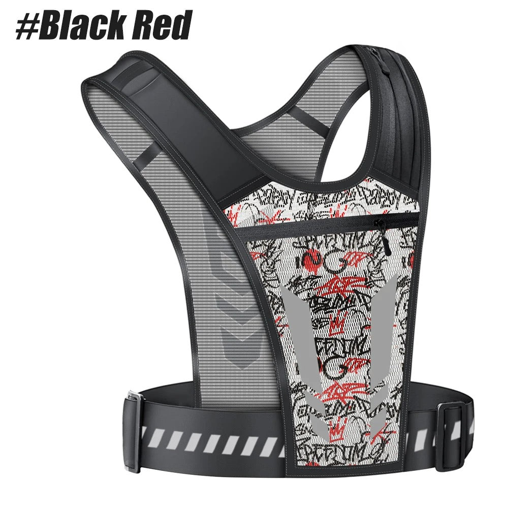Reflective Running Phone Vest