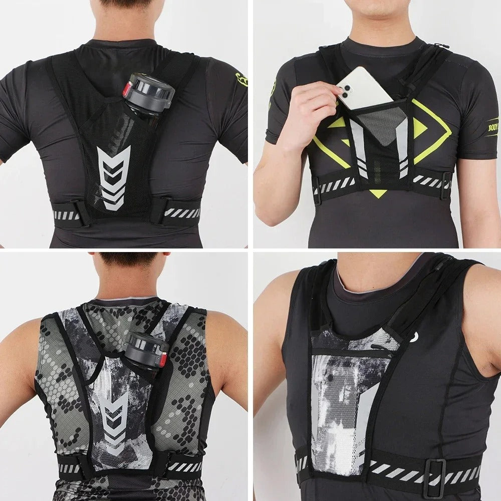 Reflective Running Phone Vest